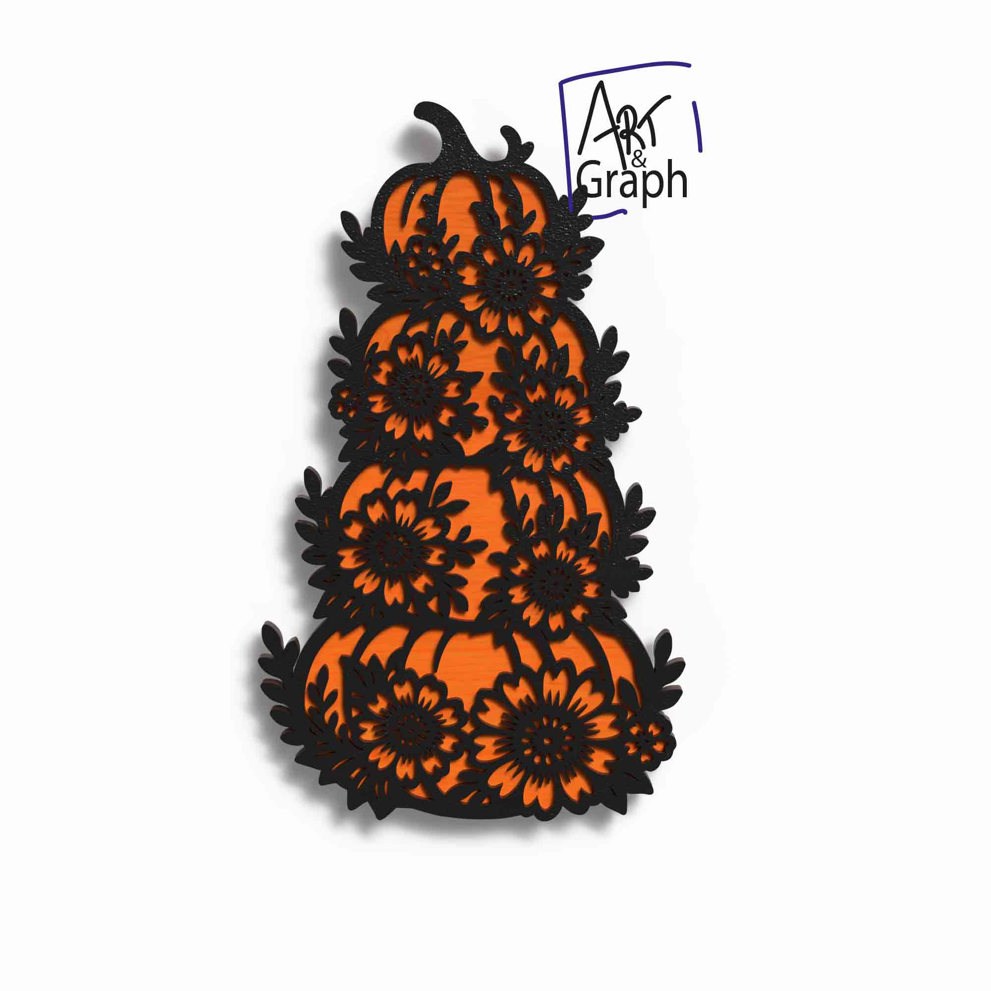 Lot de 6 fichiers numériques plaques de porte Halloween – Fichier digital – Svg, dxf, AI, Eps pour découpe laser Glowforge, XTOOL – Image 3